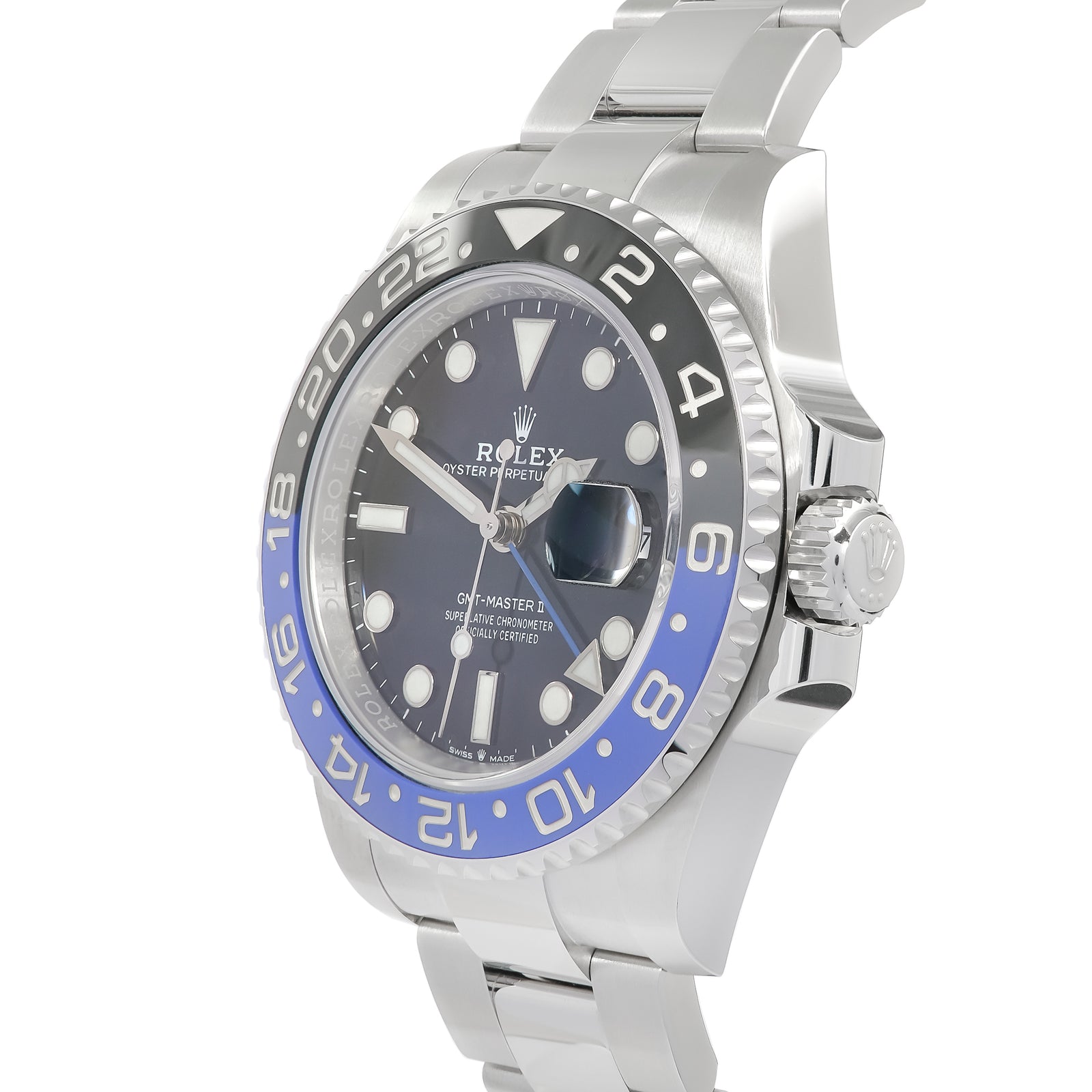 Rolex GMT Master II Batman 126710BLNR Oyster Bracelet