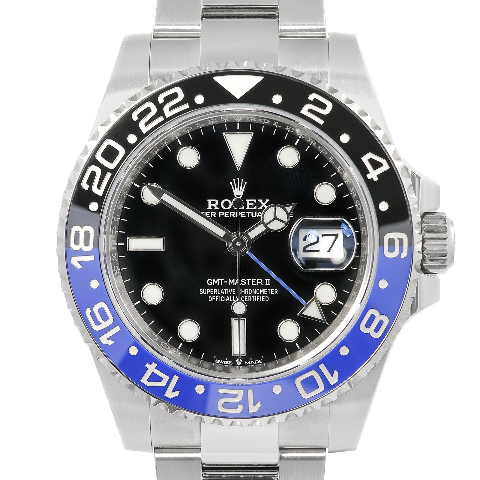 Rolex GMT Master II Batman 126710BLNR Oyster Bracelet