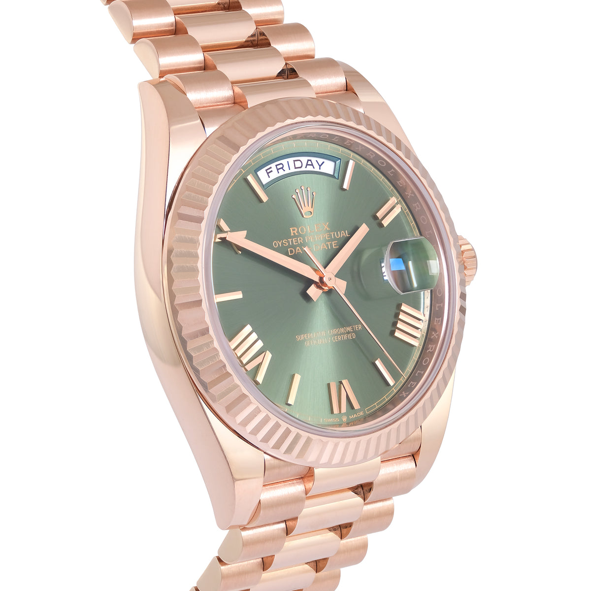 Rolex Day-Date 40 Olive Dial 228235 2