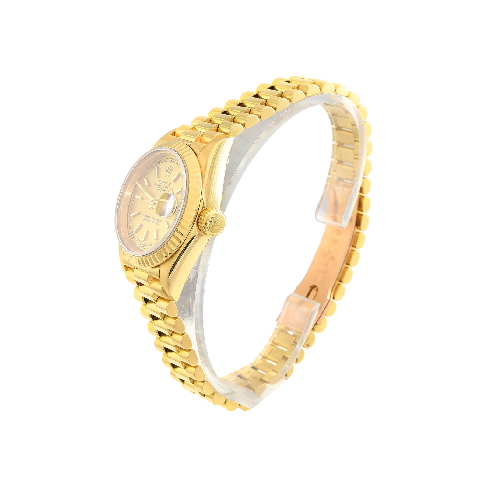 Ladies 18k Yellow Gold Rolex Datejust