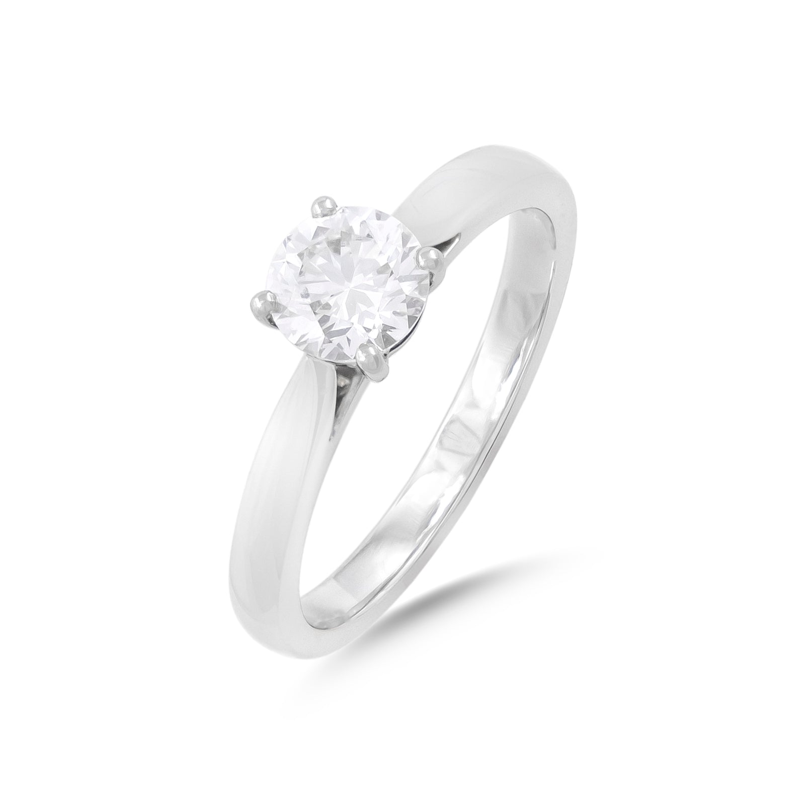Lab-Diamond 0.71ct Brilliant-Cut Solitaire Engagement Ring