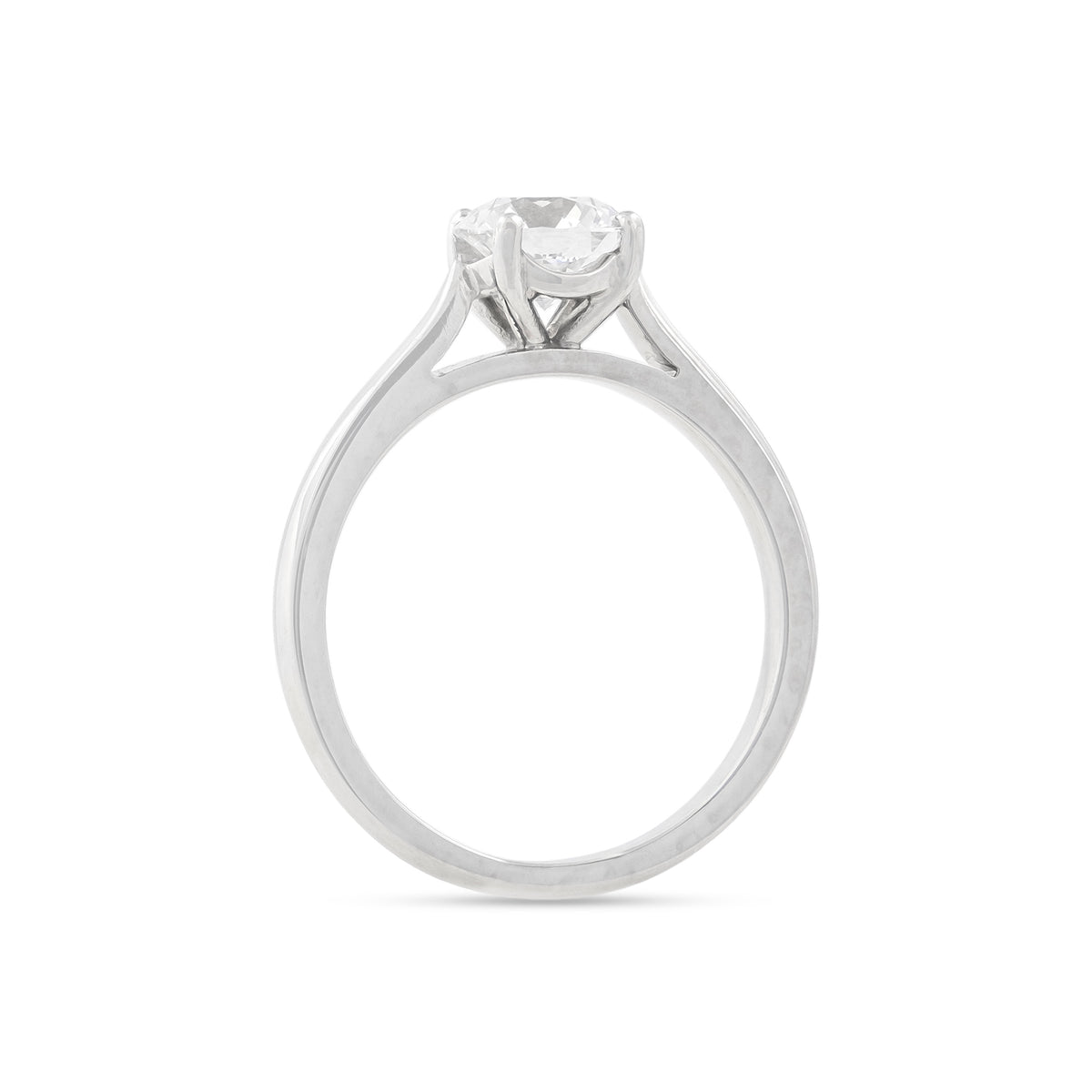Lab-Diamond 0.71ct Brilliant-Cut Solitaire Engagement Ring