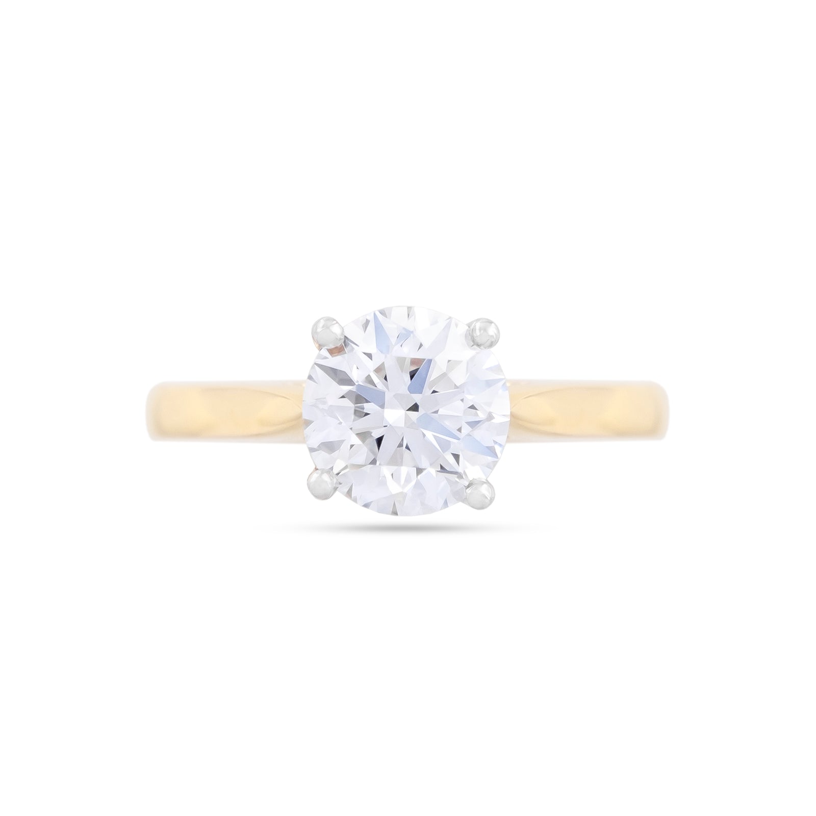 Lab-Diamond 1.53ct Brilliant-Cut Solitaire Engagement Ring