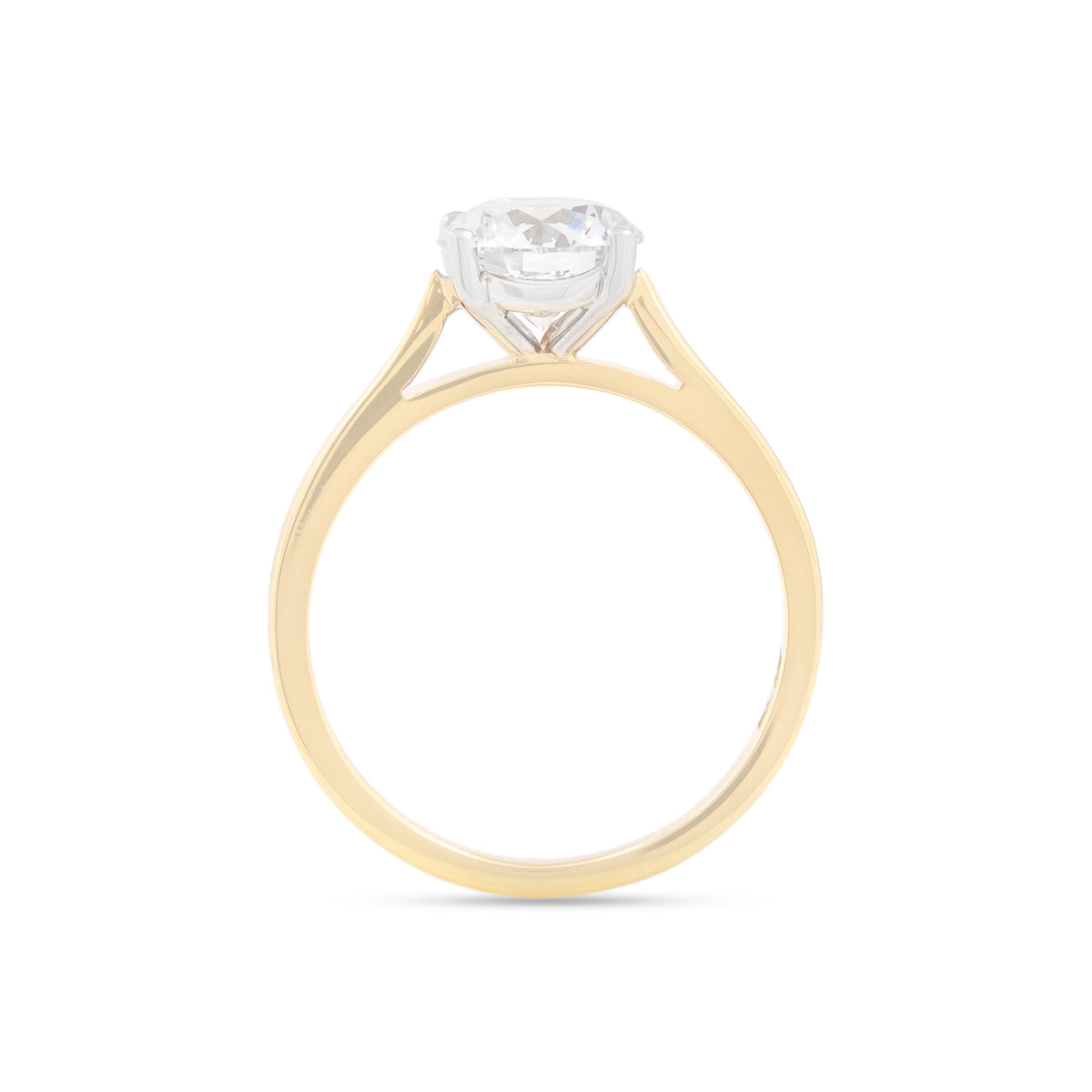 Lab-Diamond 1.53ct Brilliant-Cut Solitaire Engagement Ring