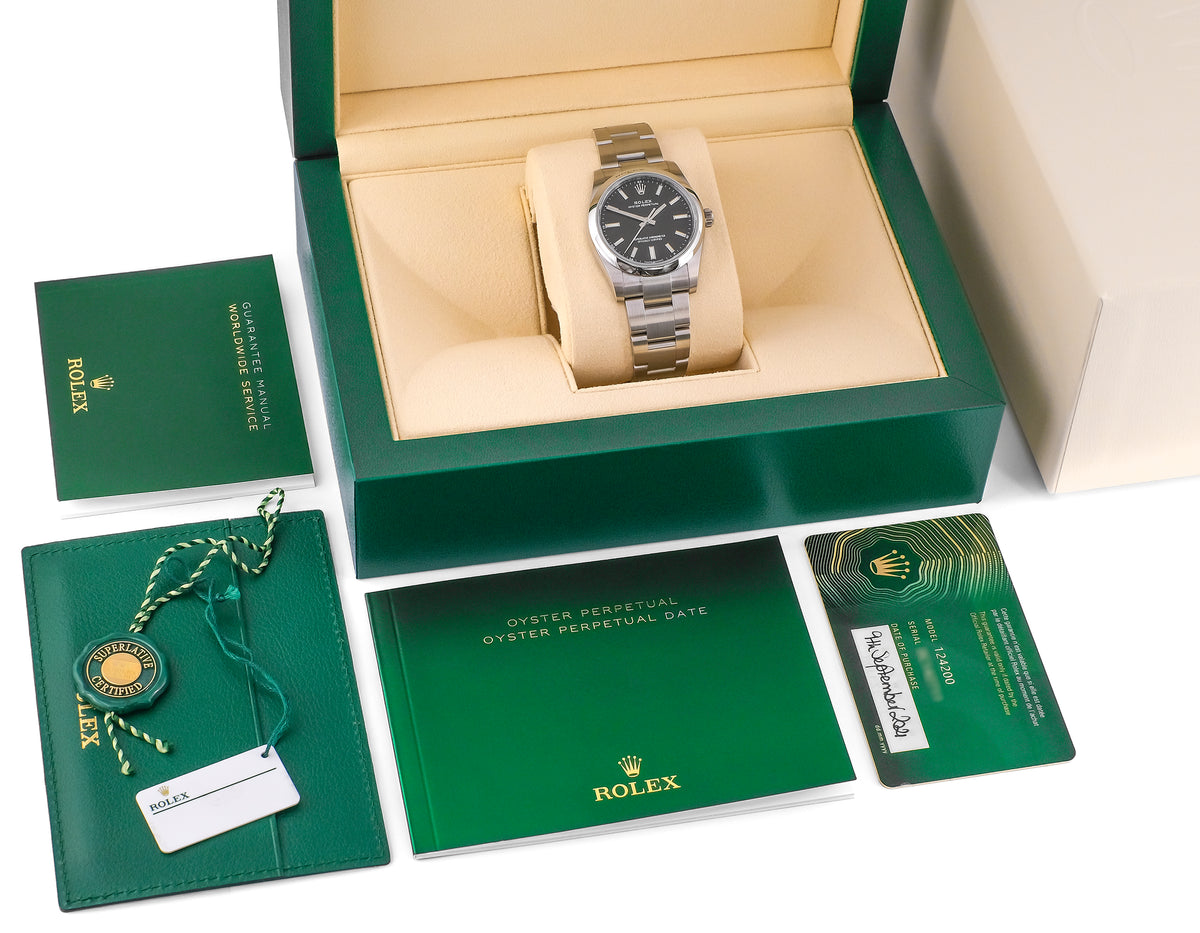 Rolex Oyster Perpetual 34 Black 124200