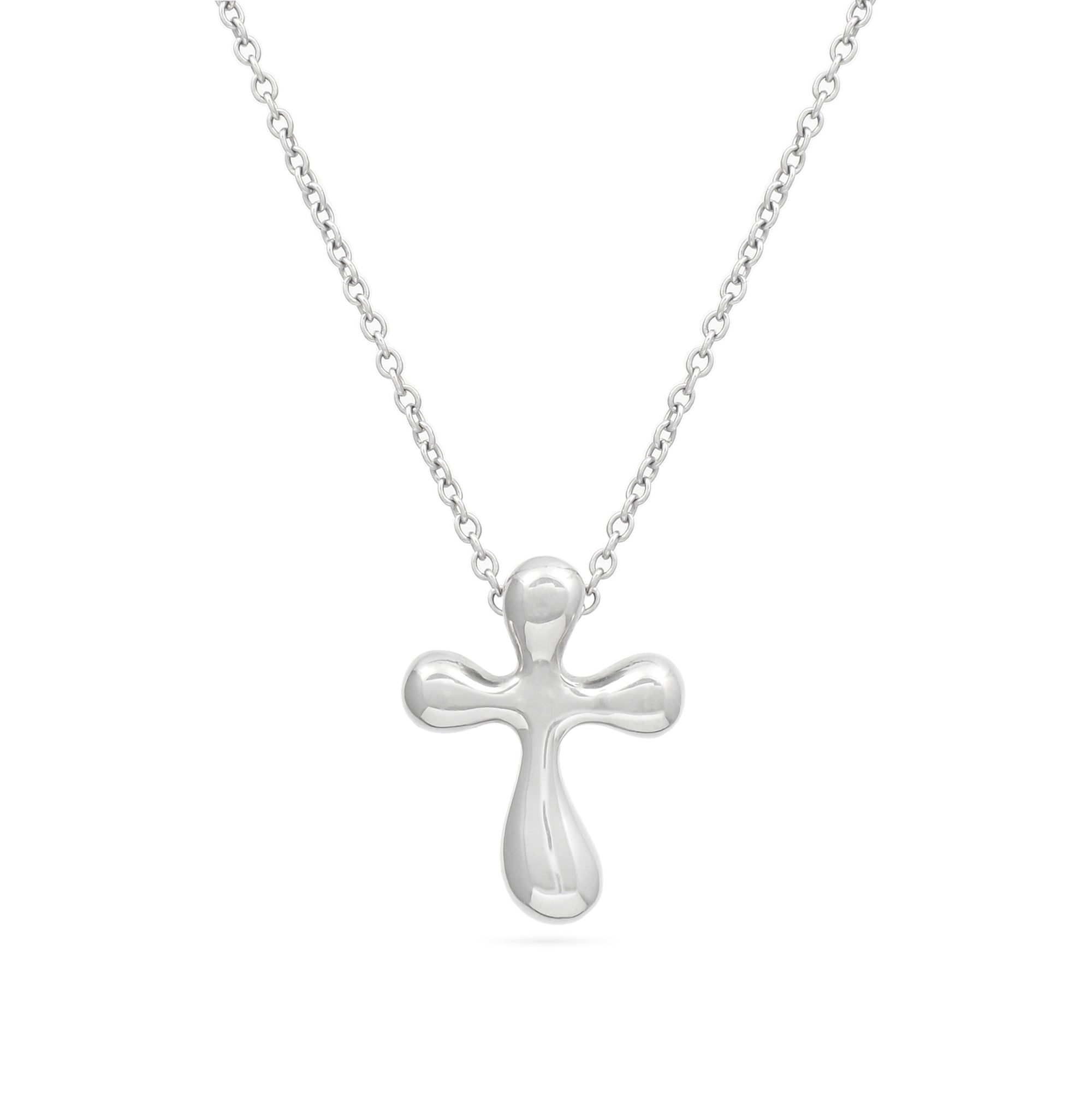 Tiffany & Co. Platinum Cross Necklace