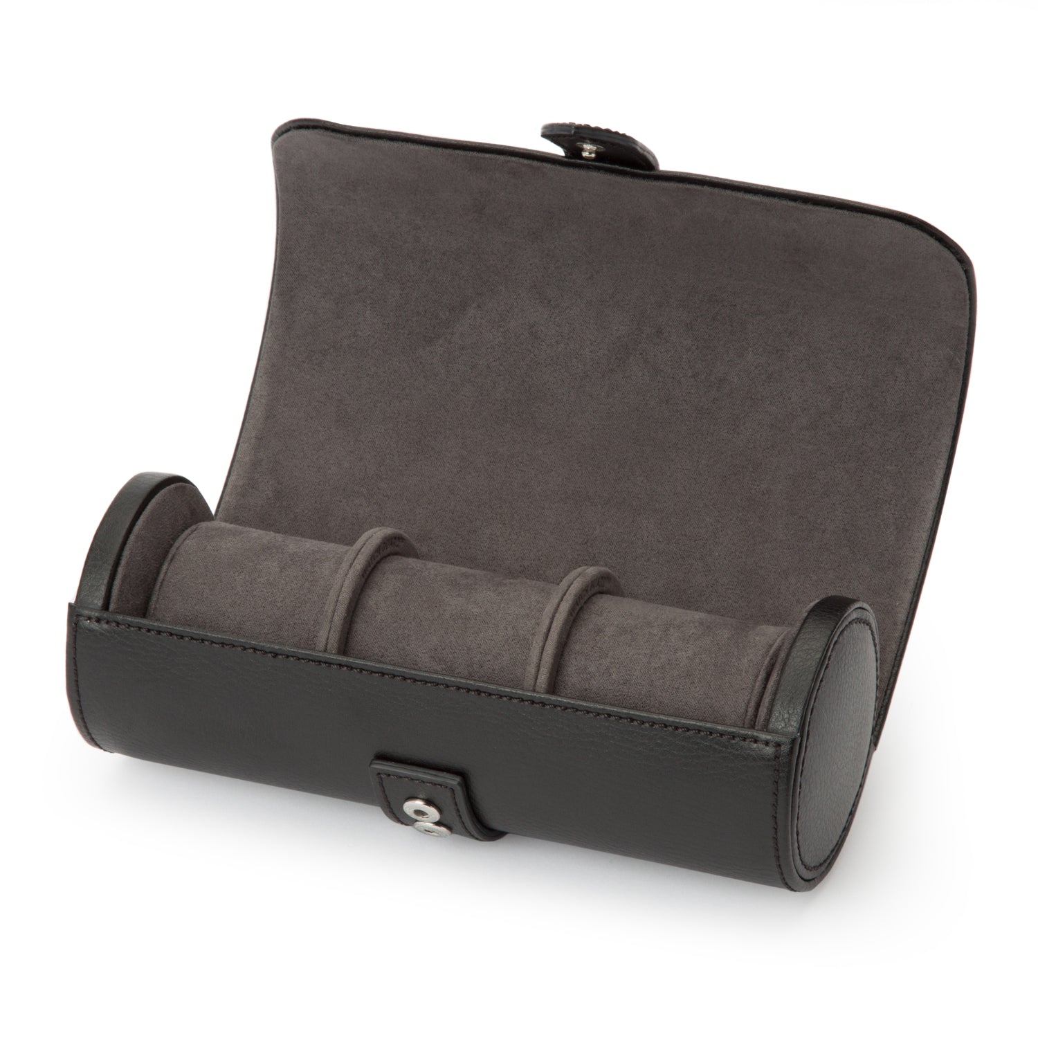 Wolf Black Blake Triple Watch Roll - Black
