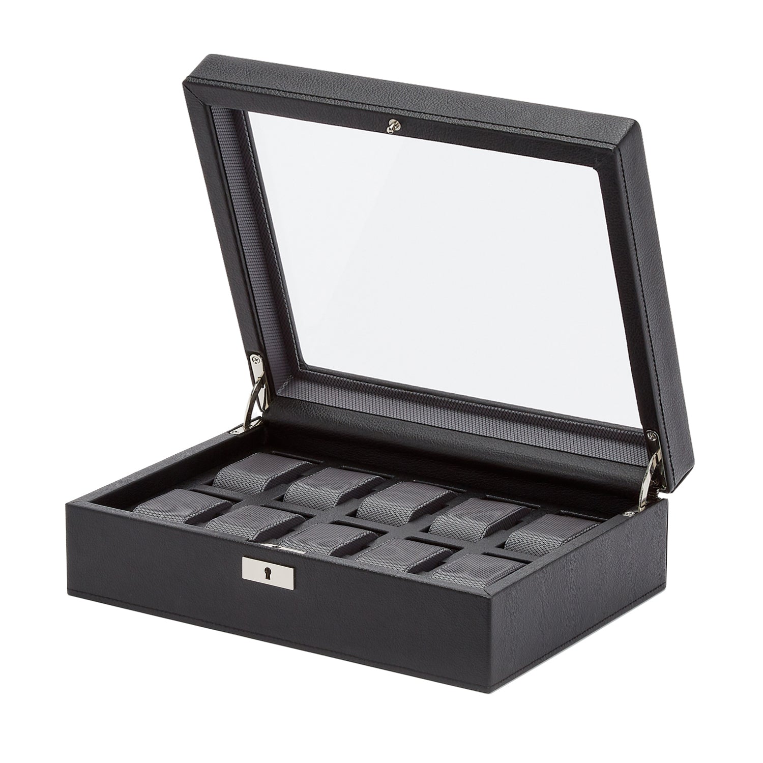 Wolf Viceroy 10 Piece Watch Box - Black