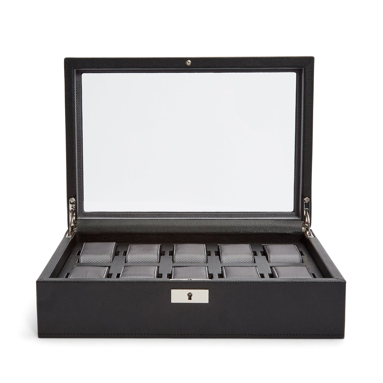 Wolf Viceroy 10 Piece Watch Box - Black