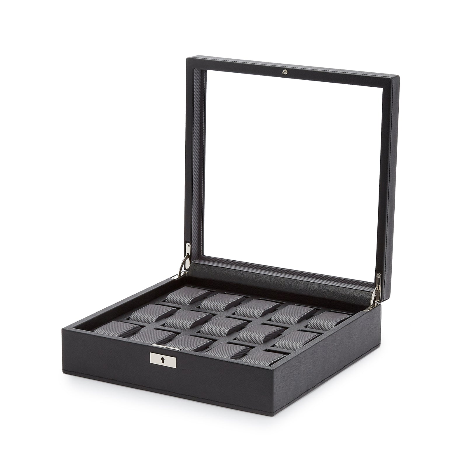 Wolf Viceroy 15 Piece Watch Box - Black