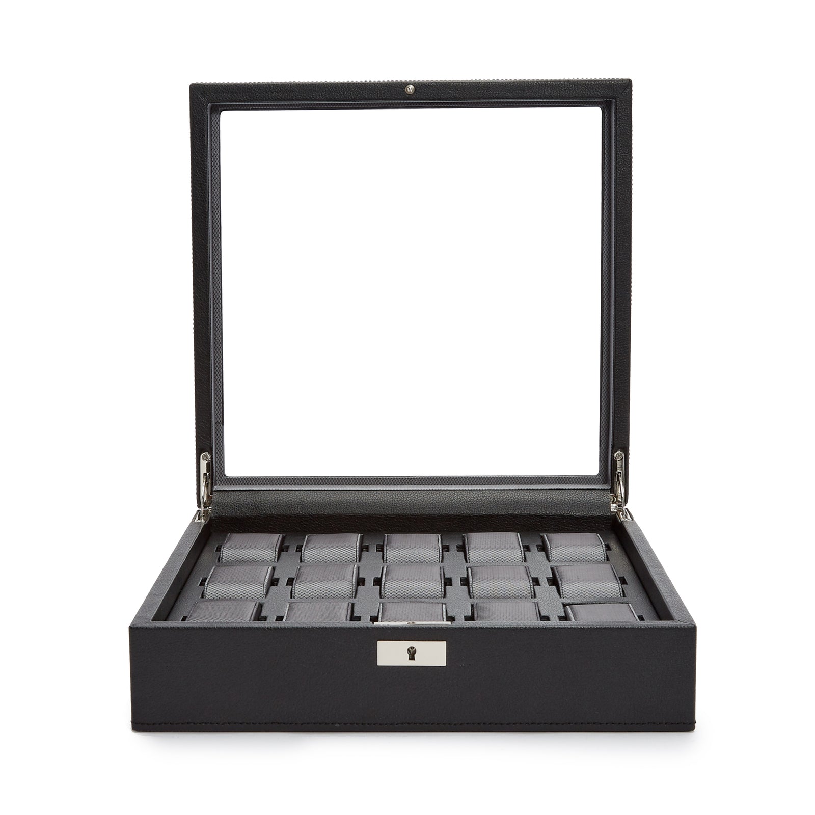 Wolf Viceroy 15 Piece Watch Box - Black